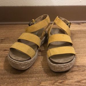 Platform sandals!